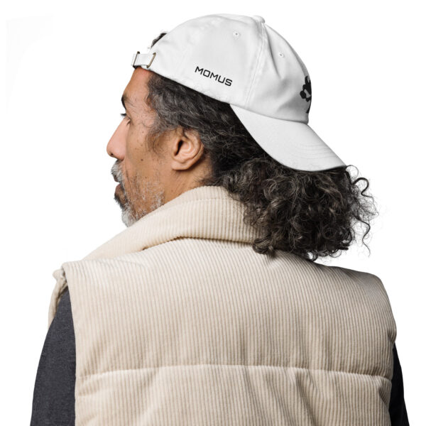 White baseball cap with embroidered pickleball logo - Image 5