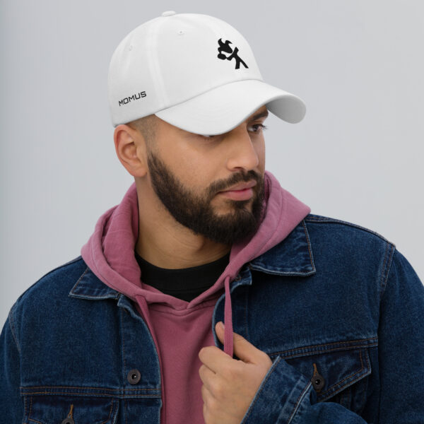 White baseball cap with embroidered pickleball logo - Image 7