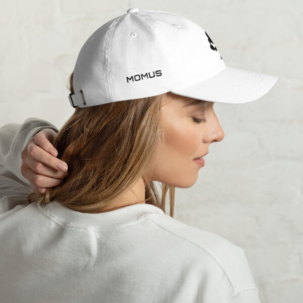 White baseball cap with embroidered pickleball logo - Image 8