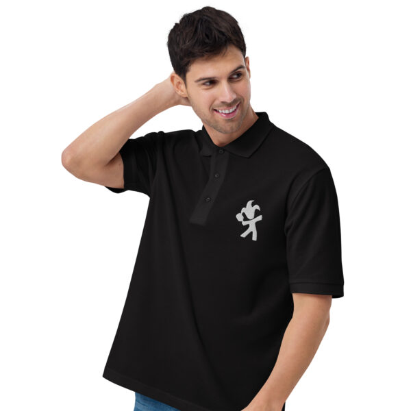 Men's Premium Polo Shirt with Embroidered MOMUS pickleball logo - Image 2