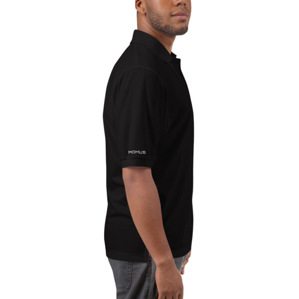 Men's Premium Polo Shirt with Embroidered MOMUS pickleball logo - Image 5
