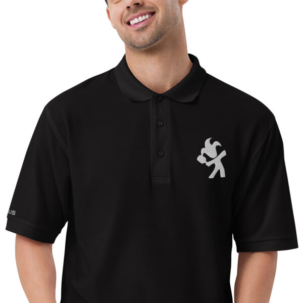 Men's Premium Polo Shirt with Embroidered MOMUS pickleball logo - Image 3