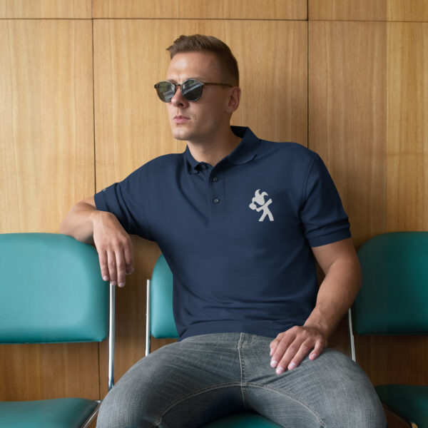 Men's Premium Polo Shirt with Embroidered MOMUS pickleball logo