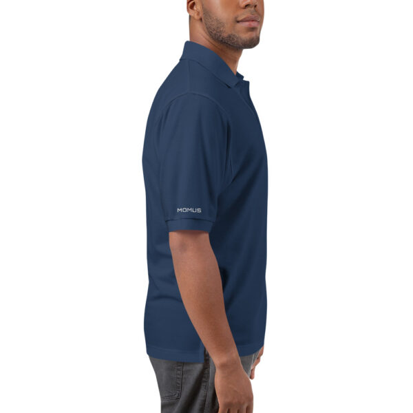 Men's Premium Polo Shirt with Embroidered MOMUS pickleball logo - Image 8