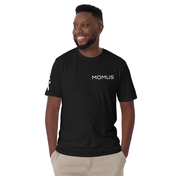 Short-Sleeve Men's T-Shirt with Pickleball arm logo - Image 3