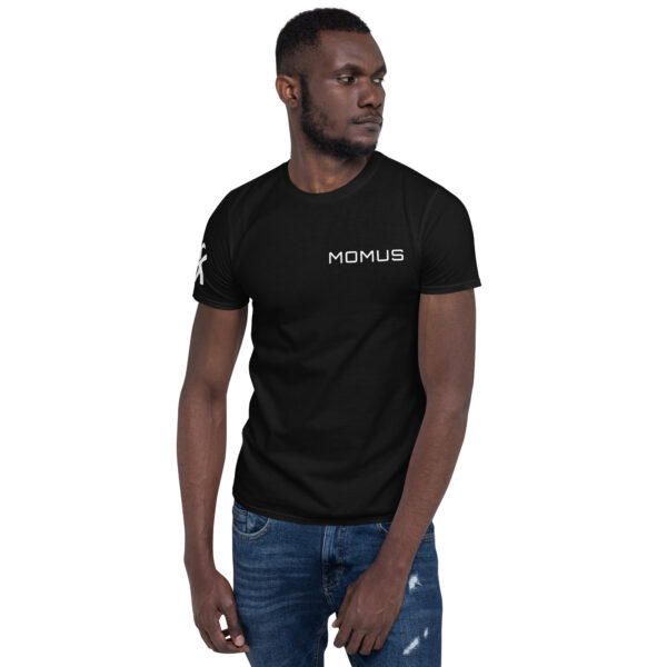 Short-Sleeve Men's T-Shirt with Pickleball arm logo - Image 4