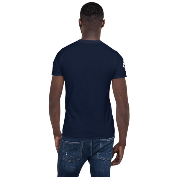Short-Sleeve Men's T-Shirt with Pickleball arm logo - Image 12