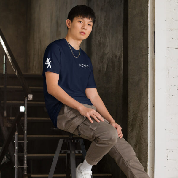 Short-Sleeve Men's T-Shirt with Pickleball arm logo - Image 26