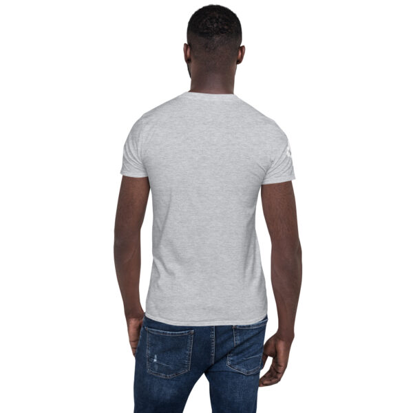 Short-Sleeve Men's T-Shirt with Pickleball arm logo - Image 21