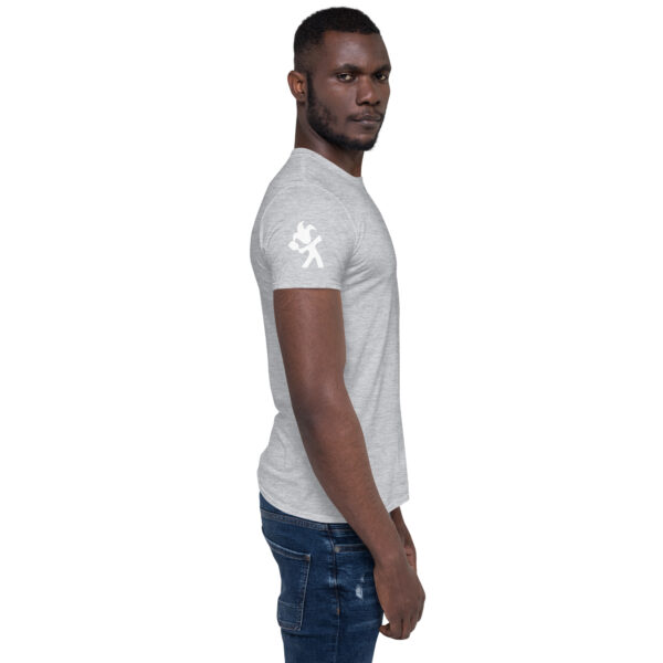 Short-Sleeve Men's T-Shirt with Pickleball arm logo - Image 22