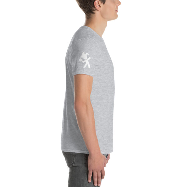 Short-Sleeve Men's T-Shirt with Pickleball arm logo - Image 23