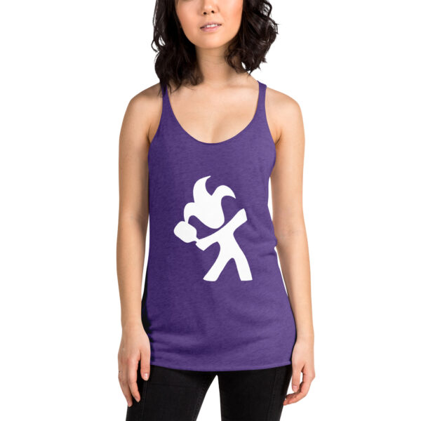 Women's Racerback Tank with Pickleball logo - Image 3