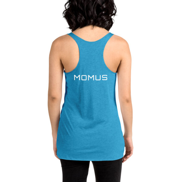 Women's Fun Pickleball Racerback Tank with Me, You, Who saying - Image 3