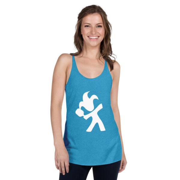 Women's Racerback Tank with Pickleball logo - Image 4
