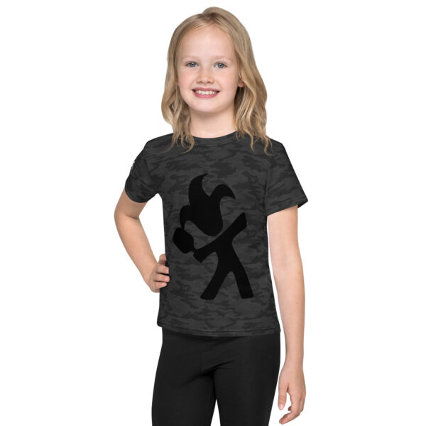 Kids camo pickleball t-shirt