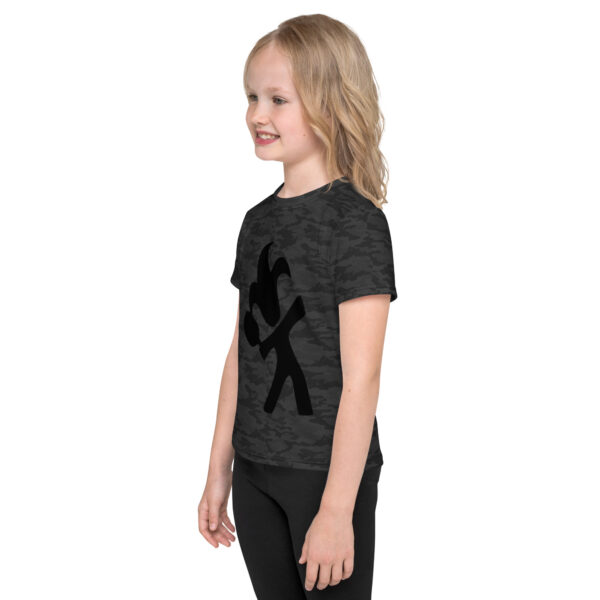 Kids camo pickleball t-shirt - Image 7