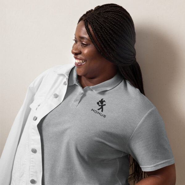 Women’s polo shirt with embroidered pickleball logo - Image 7