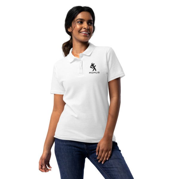 Women’s polo shirt with embroidered pickleball logo - Image 6