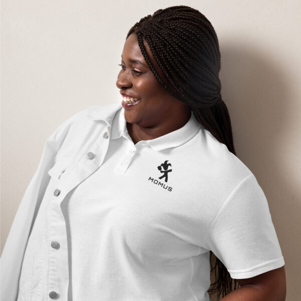 Women’s polo shirt with embroidered pickleball logo - Image 8